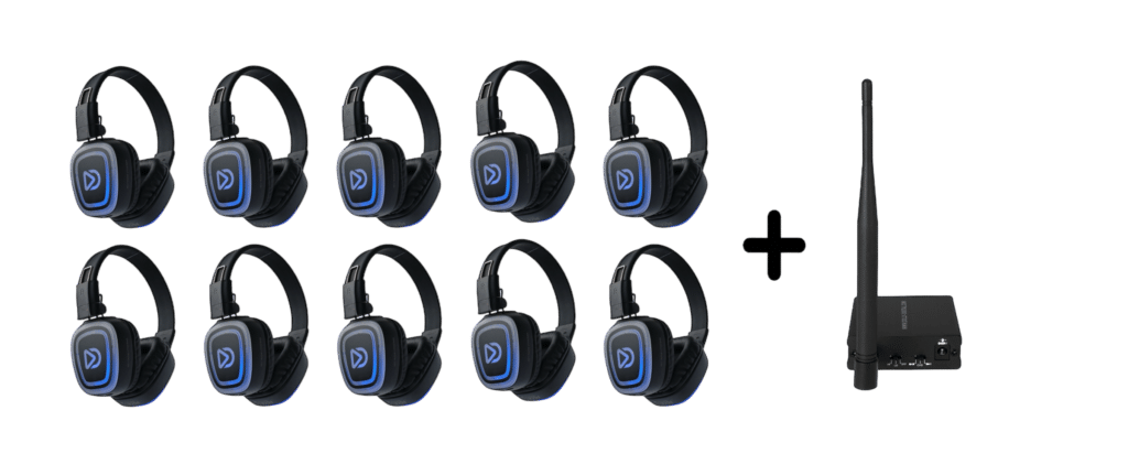 10x type FD Headsets + Premium T70 zender
