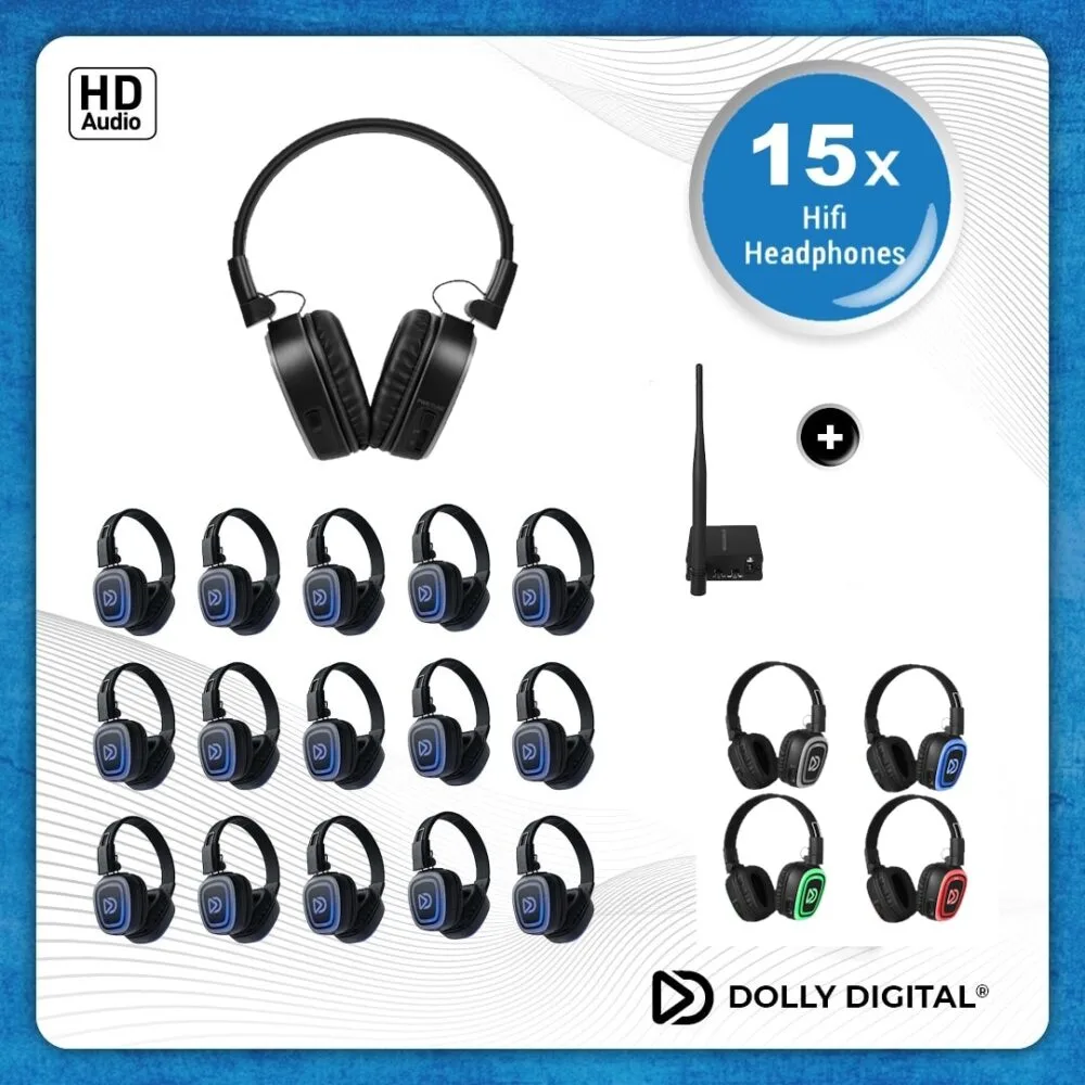 15x type FD-Pro Headsets + Premium T70 transmitter