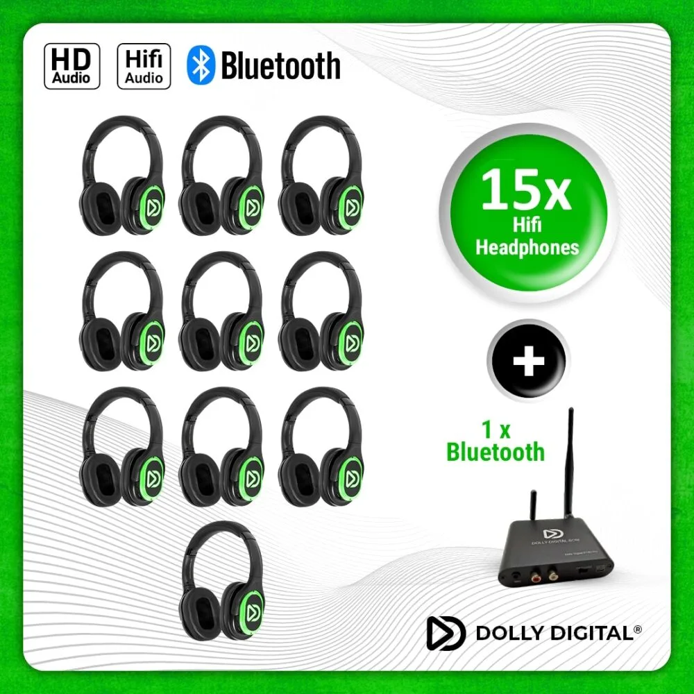 15x type RD-Pro Headsets + T80 Pro Bluetooth transmitter