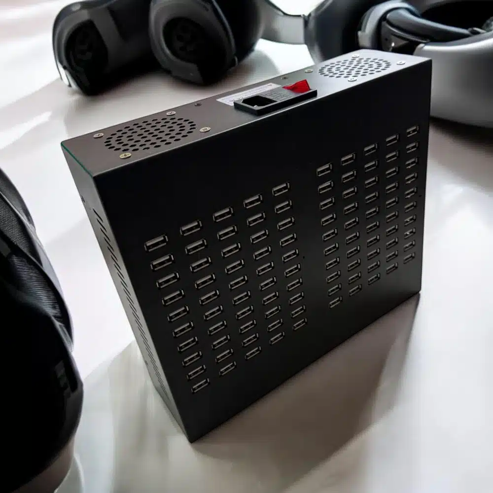 Station de recharge 100 ports USB-100-500W