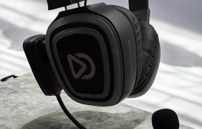 Nieuw, de FD-Pro-M draadloze koptelefoon met draadloze headmounted microfoon