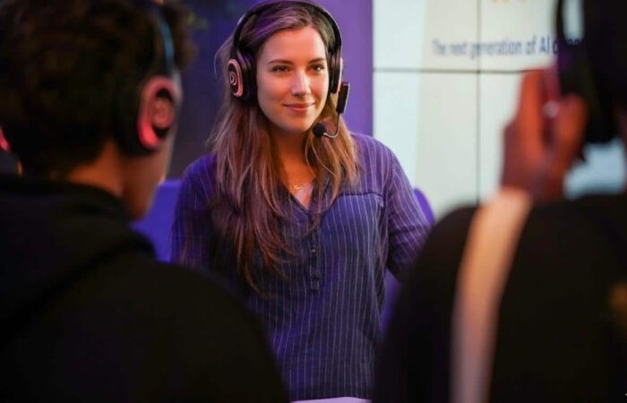 Headmounted Microphone and Headphone combo type RD-Pro-M