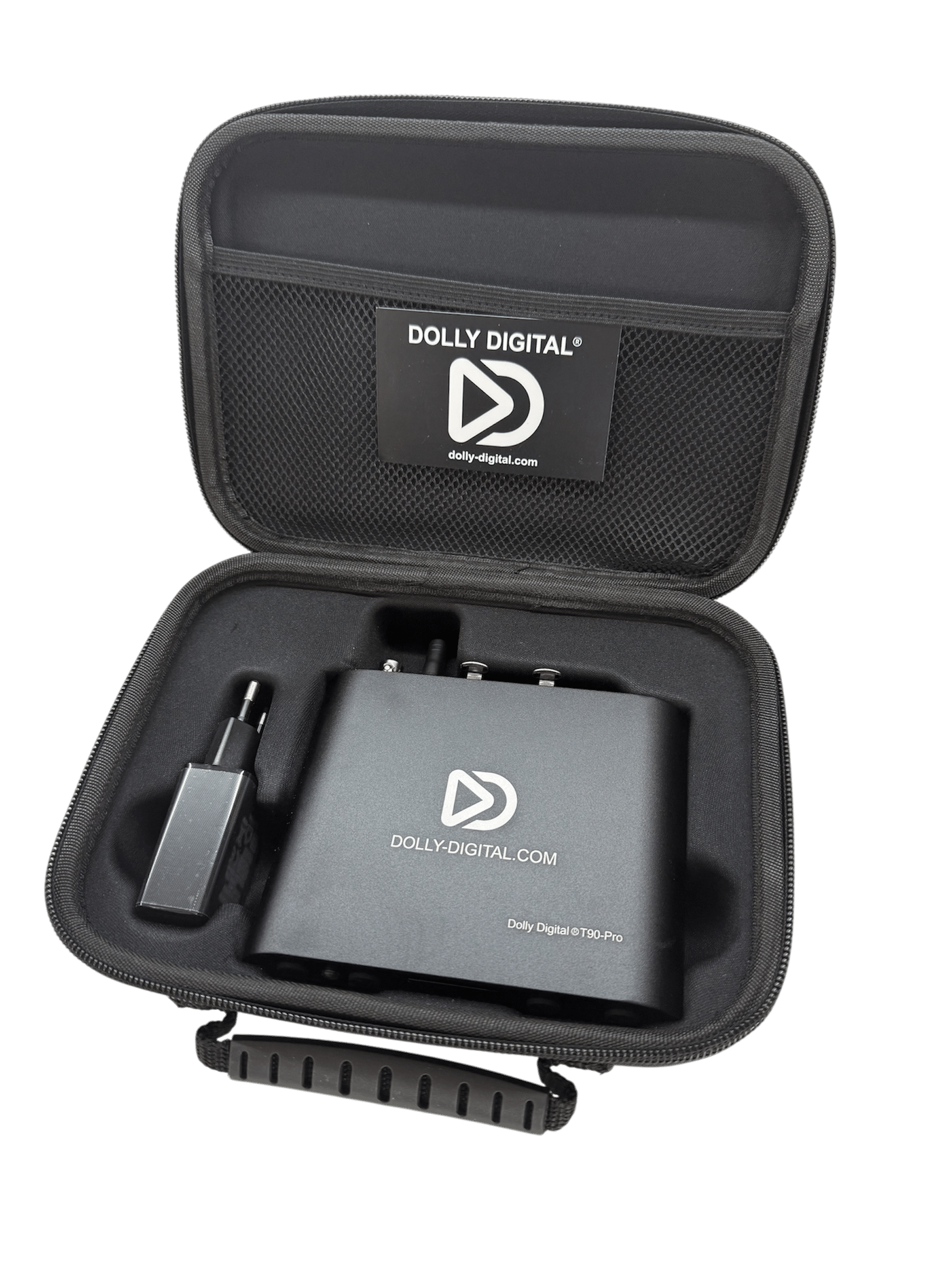 T90Pro-Bluetooth-XLR zender met ingebouwde accu en microfoon ingang. 5 Kanaals. XLR TRS